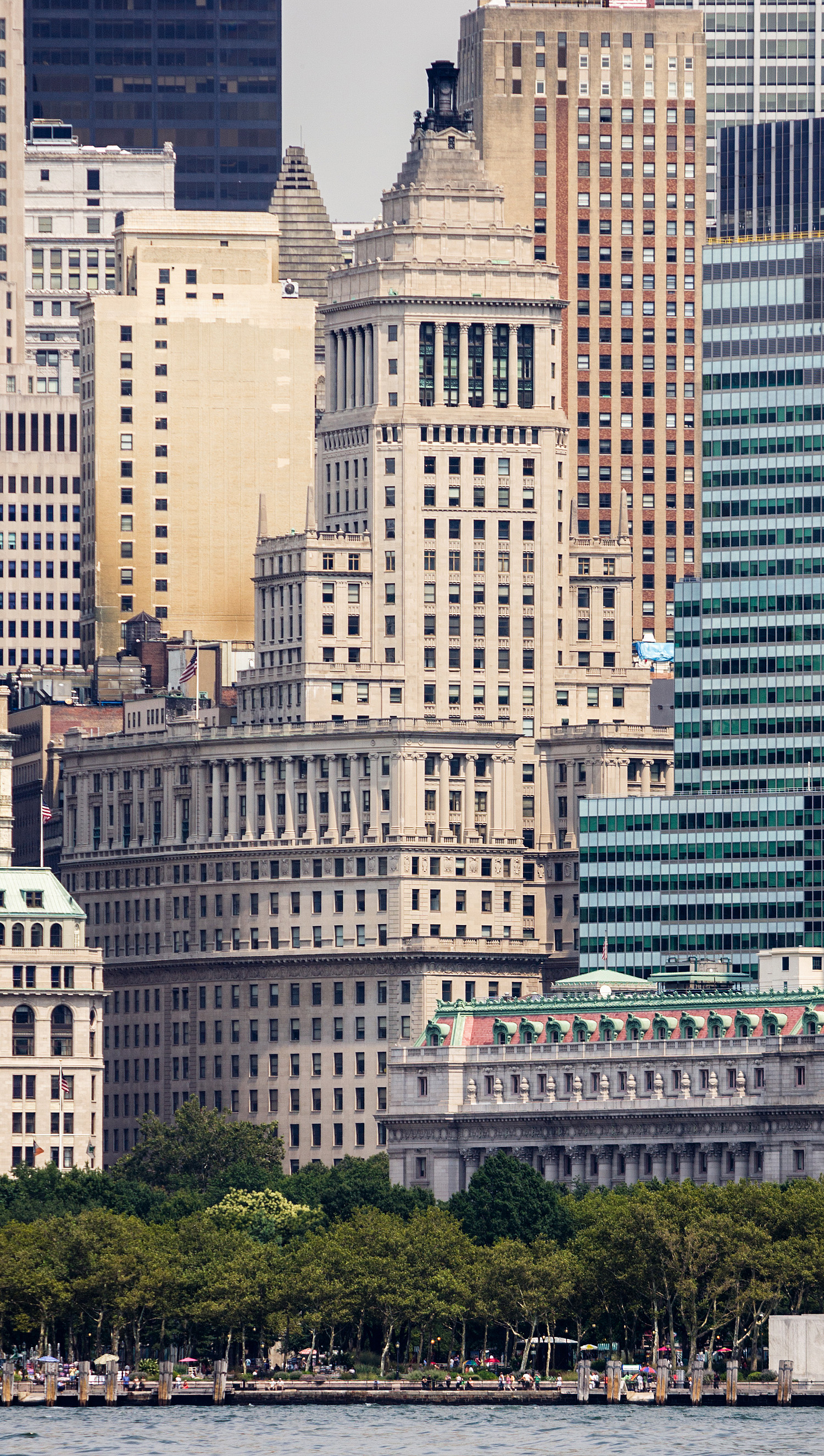 Standard Oil Building, New York City - View from Circle Line Boat Tour. © Mathias Beinling